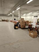 Magazyn składowania darów obywatelom Ukrainy.