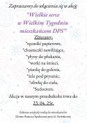 Wielkie serce w Wielkim Tygodniu mieszkańcom DPS