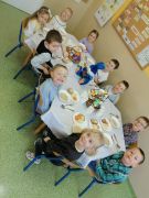 Wielkanocny obiad w Słonecznikach