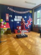 Michalina podczas występu konkursowego